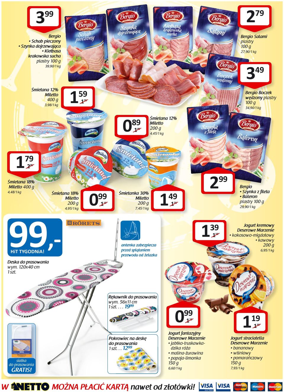 Śmietana 8% Miletto,HiT TYGODNiA!