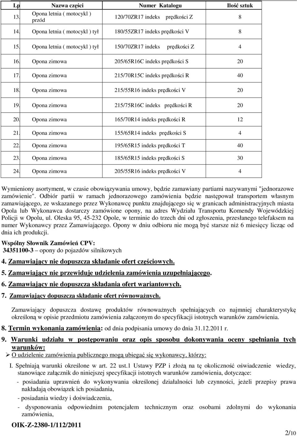 Opona zimowa 215/55R16 indeks prędkości V 20 19. Opona zimowa 215/75R16C indeks prędkości R 20 20. Opona zimowa 165/70R14 indeks prędkości R 12 21. Opona zimowa 155/65R14 indeks prędkości S 4 22.