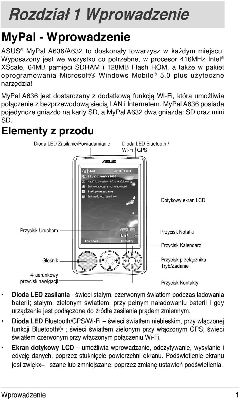 MyPal A636 jest dostarczany z dodatkową funkcją Wi-Fi, która umożliwia połączenie z bezprzewodową siecią LAN i Internetem.