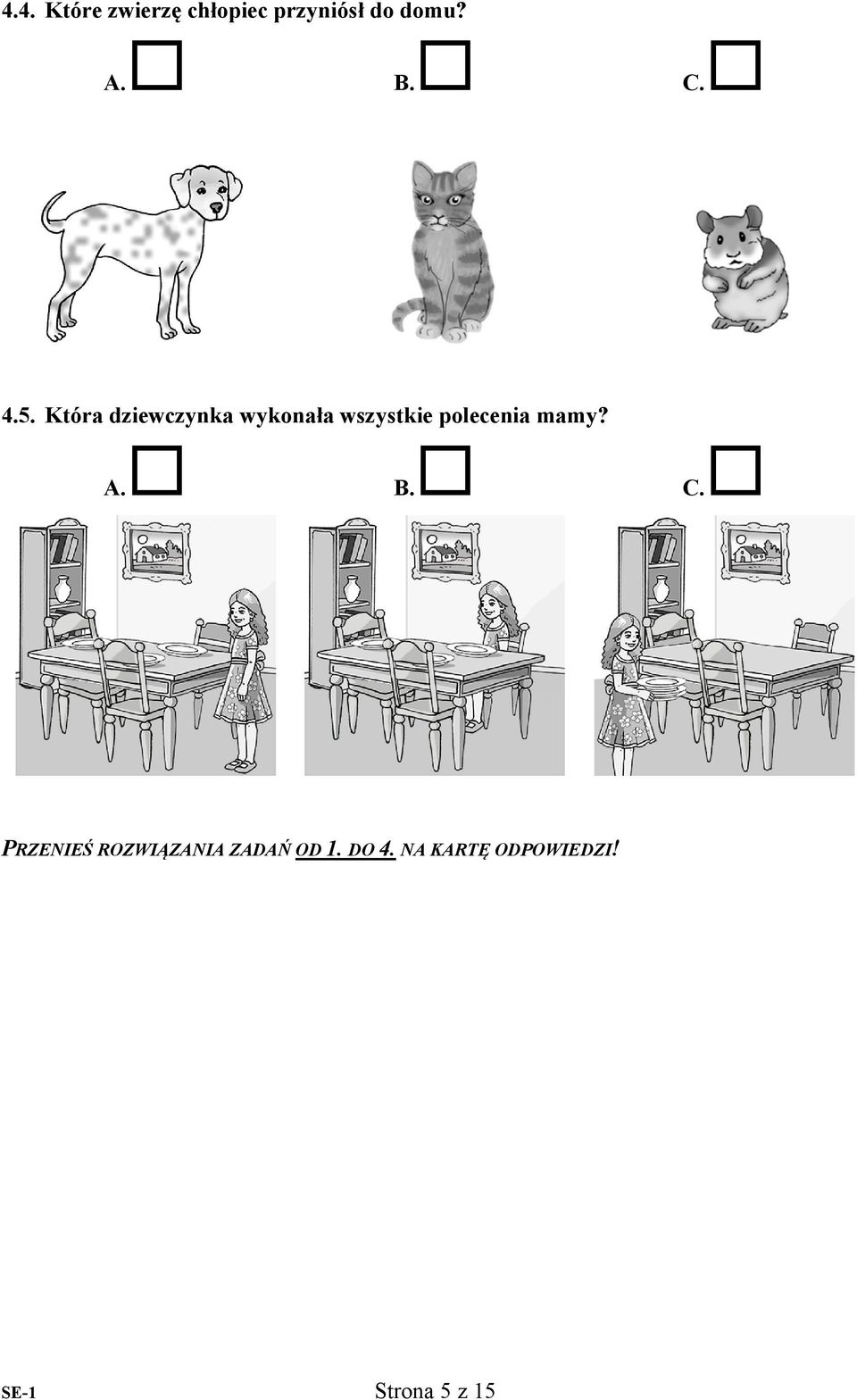 polecenia mamy?