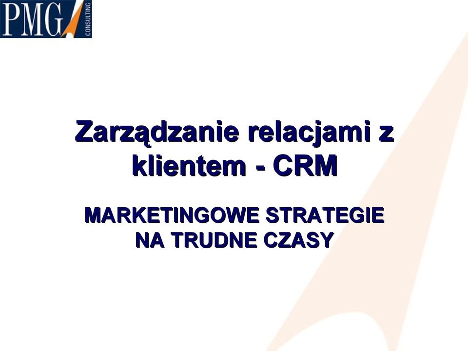 klientem - CRM