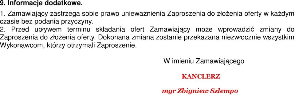 podania przyczyny. 2.