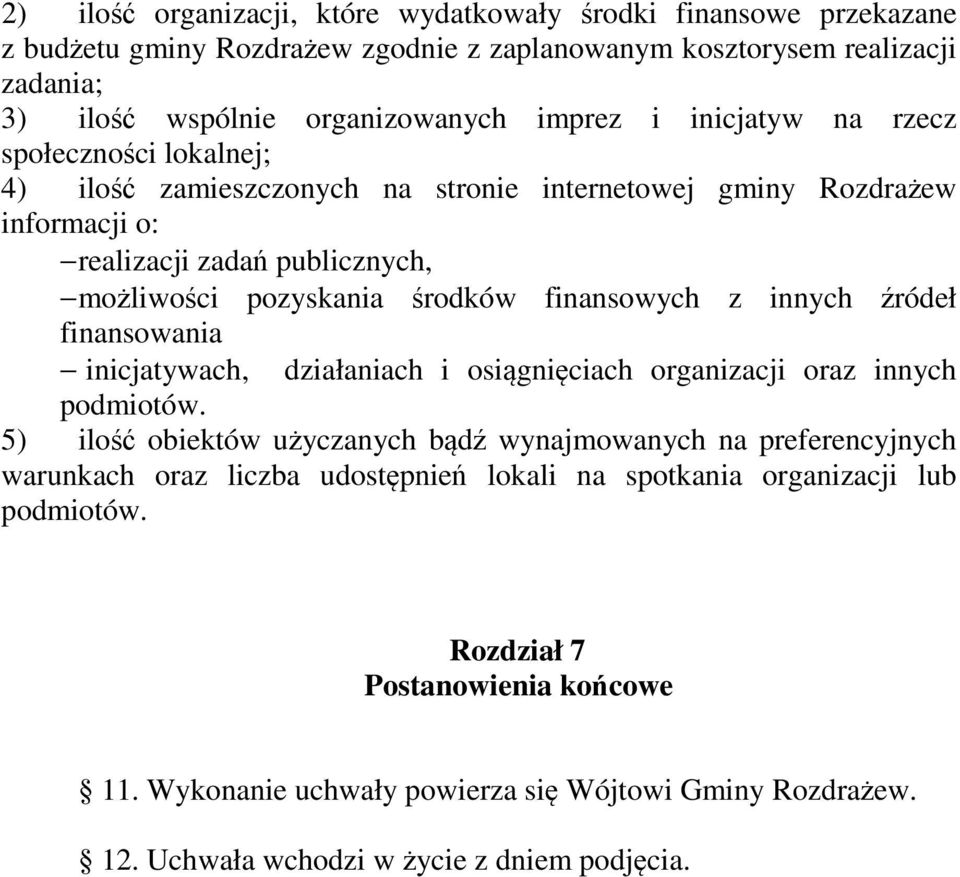 innych źródeł finansowania inicjatywach, działaniach i osiągnięciach organizacji oraz innych podmiotów.
