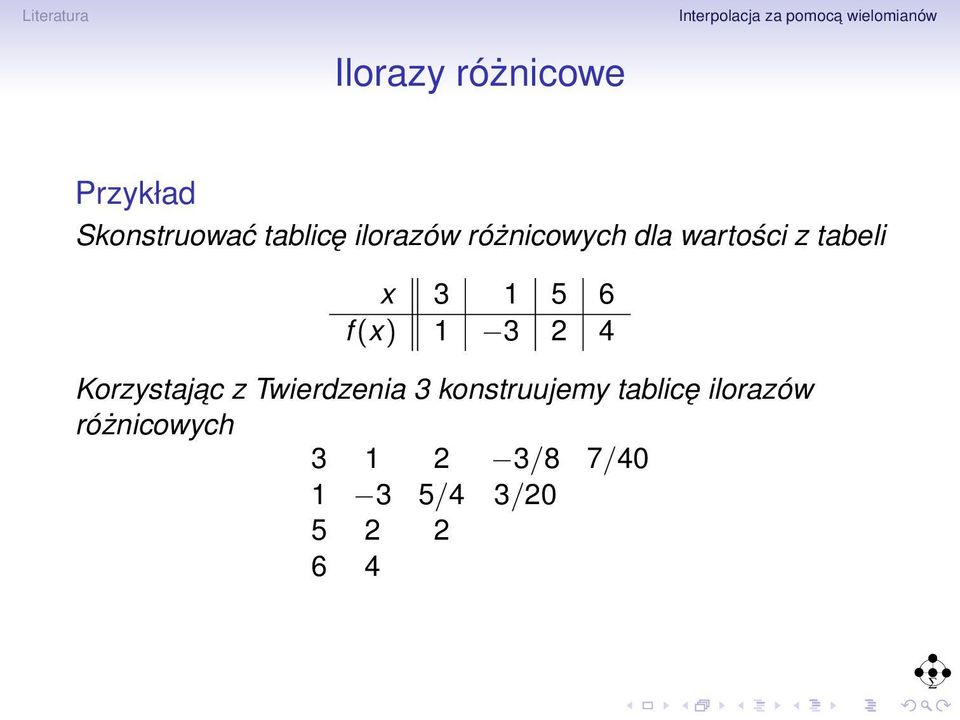 (x) 1 3 2 4 Korzystajac z Twierdzenia 3 konstruujemy