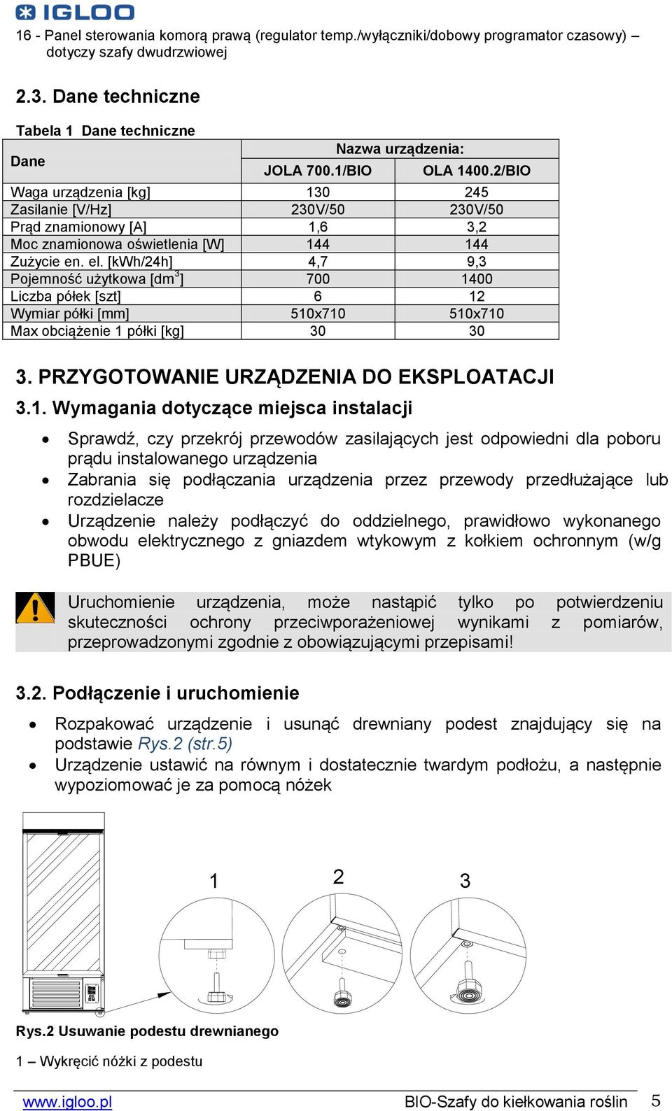 [kwh/24h] 4,7 9,3 Pojemność użytkowa [dm 3 ] 700 14