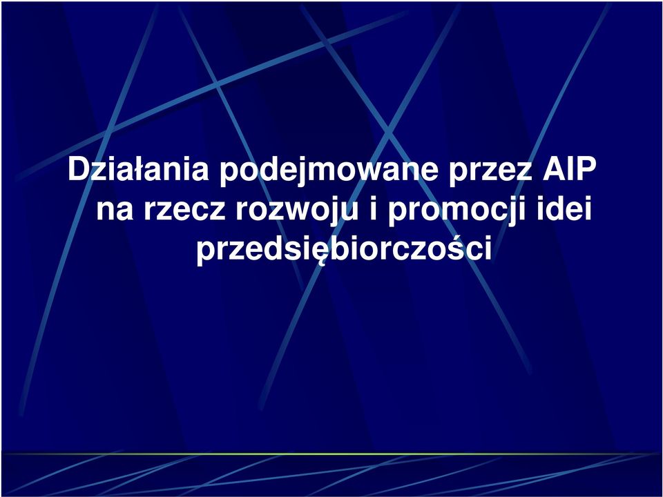 AIP na rzecz rozwoju