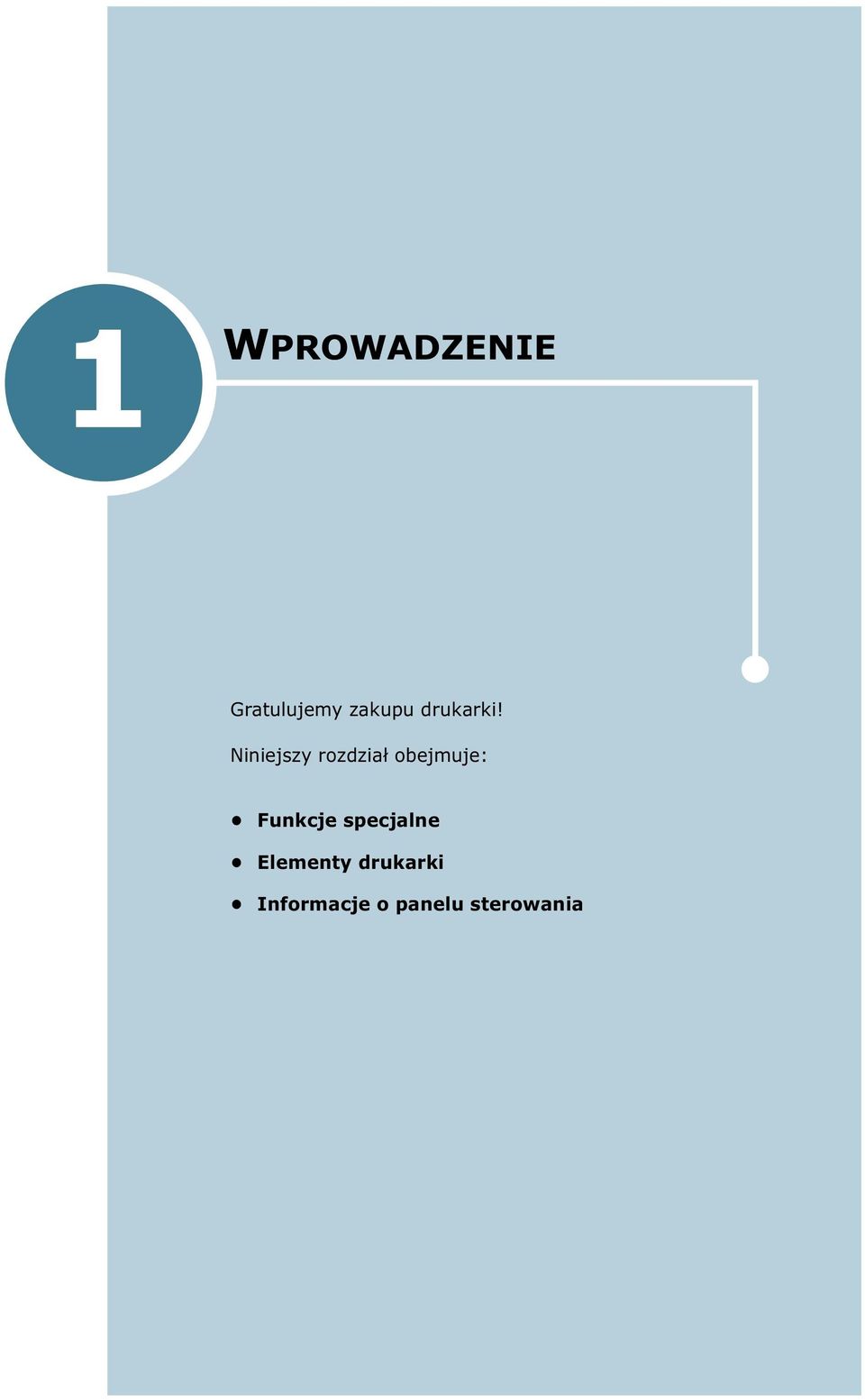 Niniejszy rozdział obejmuje: