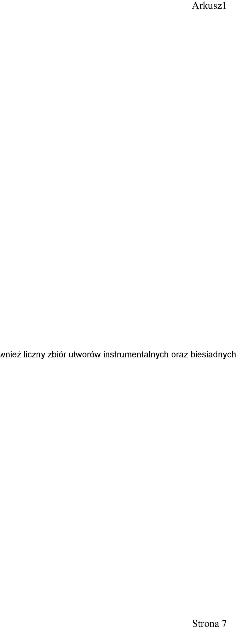 utworów