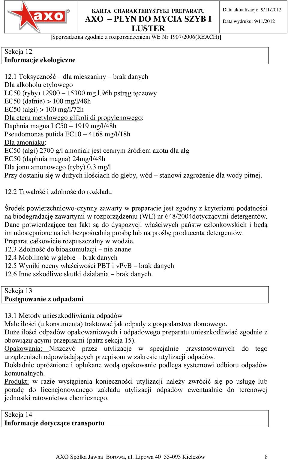 mieszaniny brak danych Dla