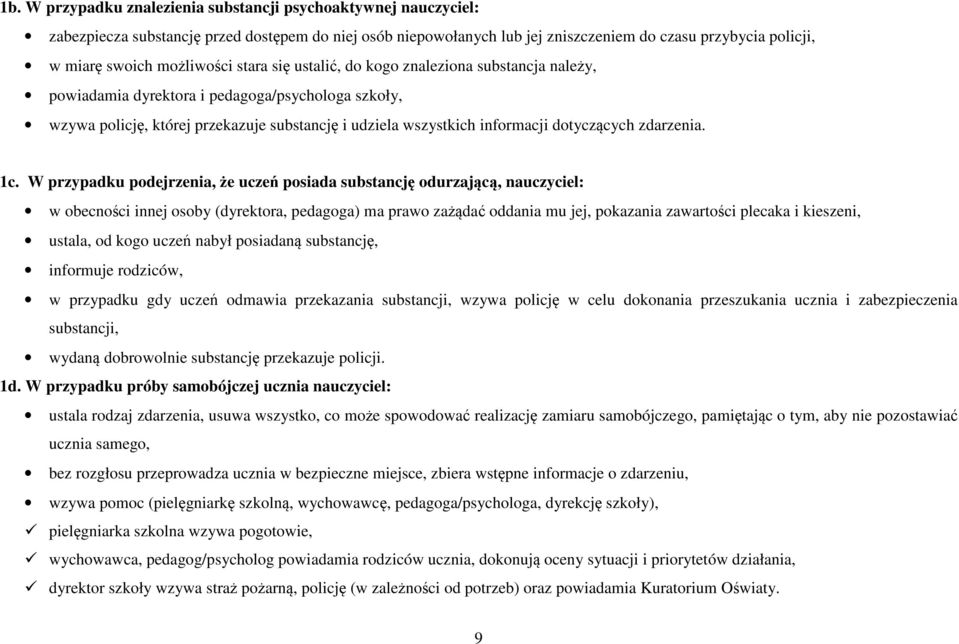 dotyczących zdarzenia. 1c.