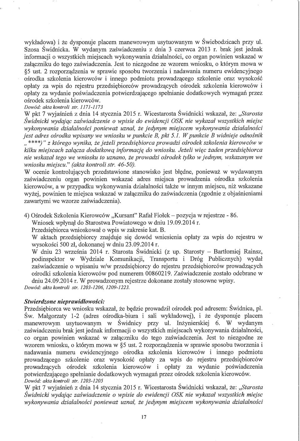 2 rozporządzenia w sprawie sposobu tworzenia i nadawania numeru ewidencyjnego ośrodka szkolenia kierowców i innego podmiotu prowadzącego szkolenie oraz wysokość opłaty za wpis do rejestru