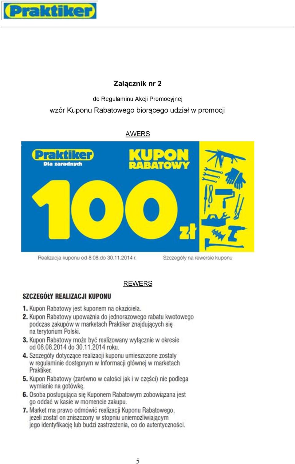 REGULAMIN PROMOCJI Kupon dla KP - PDF Free Download