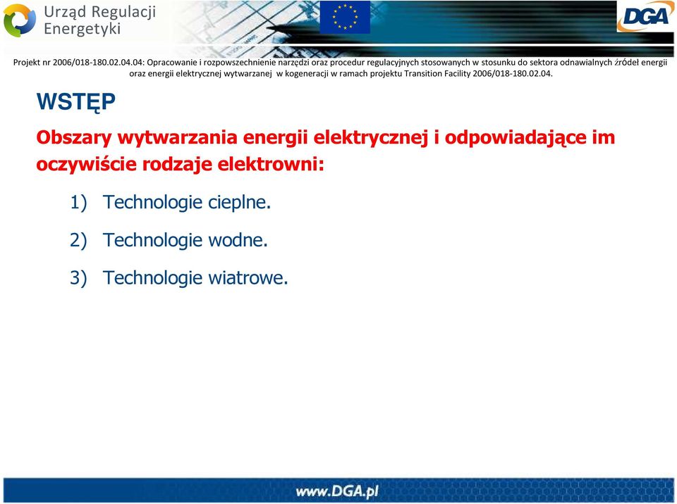 oczywiście rodzaje elektrowni: 1)