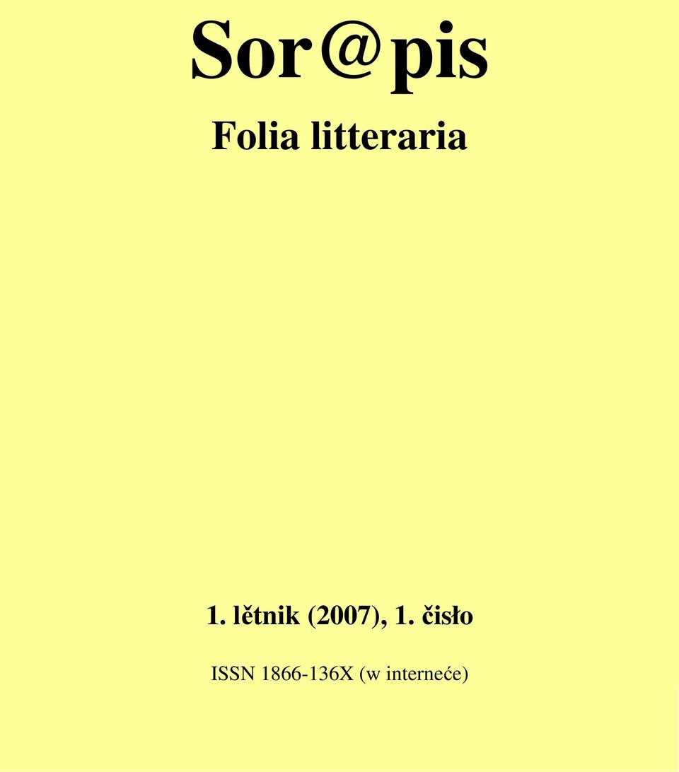 lětnik (2007), 1.