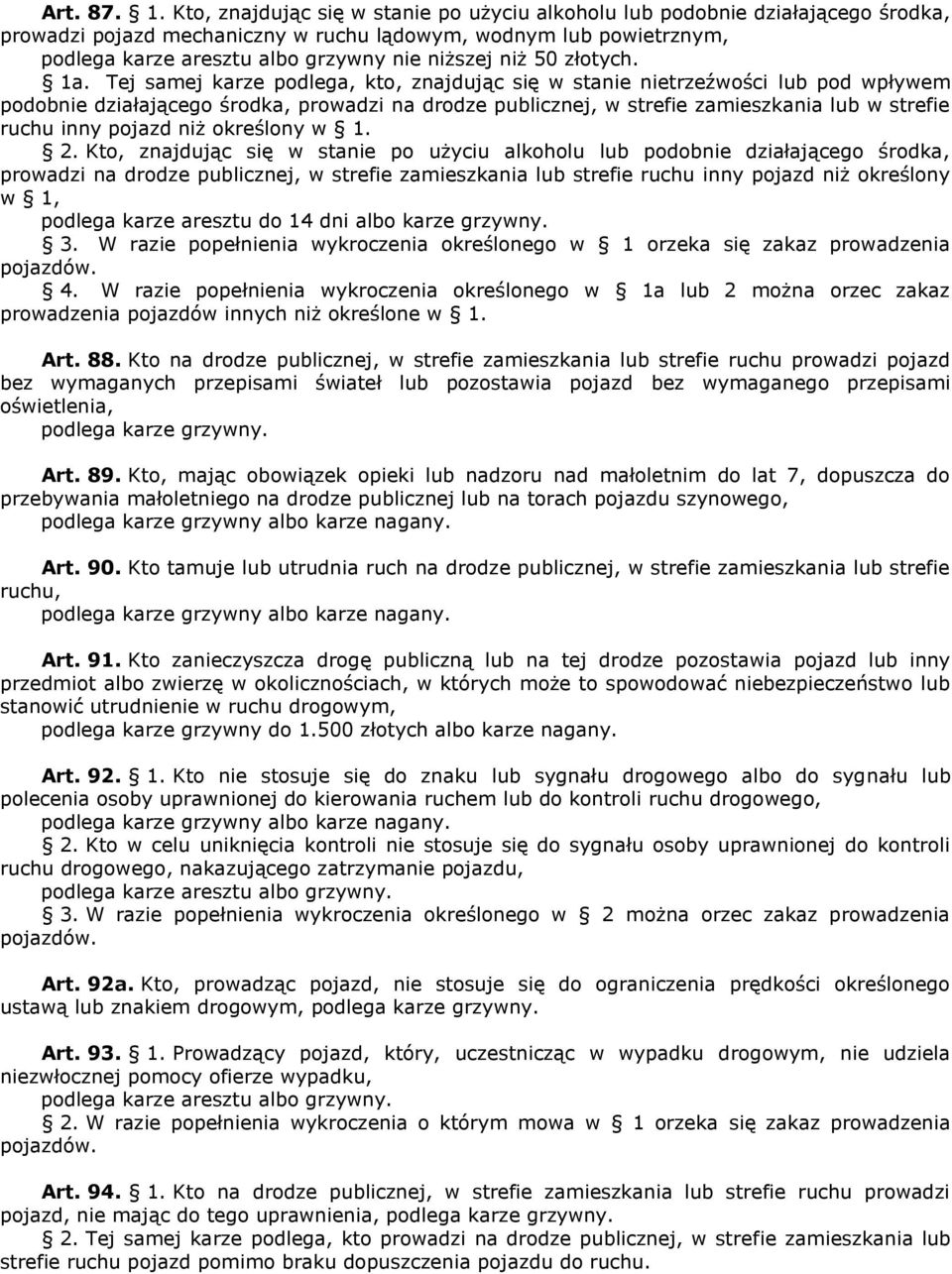 niż 50 złotych. 1a.