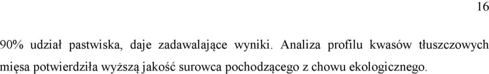Analiza profilu kwasów tłuszczowych