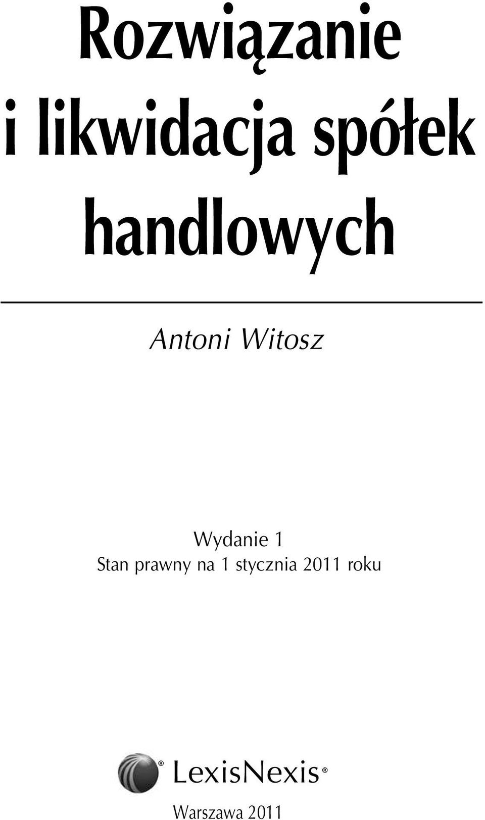 Wydanie 1 Stan prawny na 1