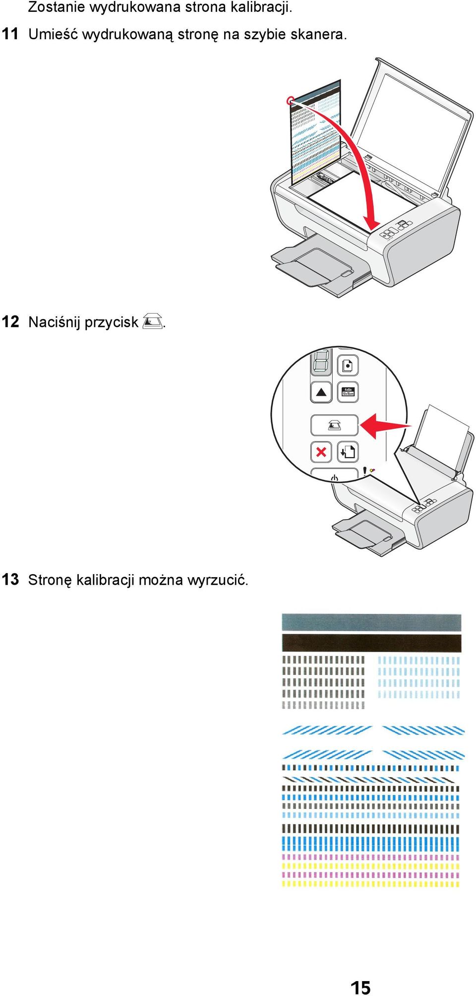 11 Umieść wydrukowaną stronę na