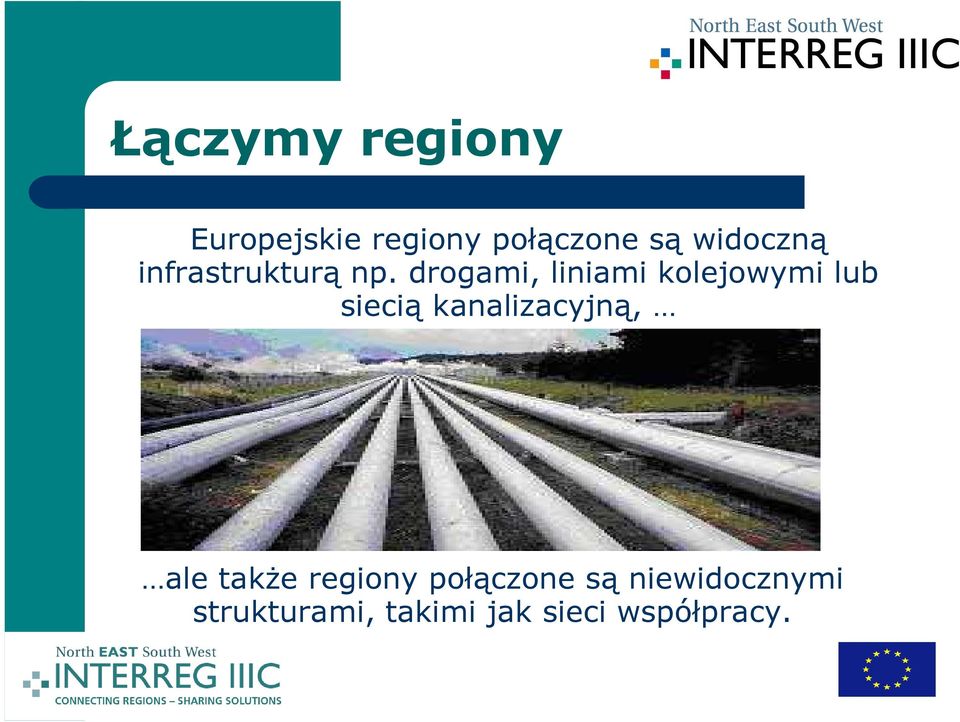 drogami, liniami kolejowymi lub siecią kanalizacyjną,