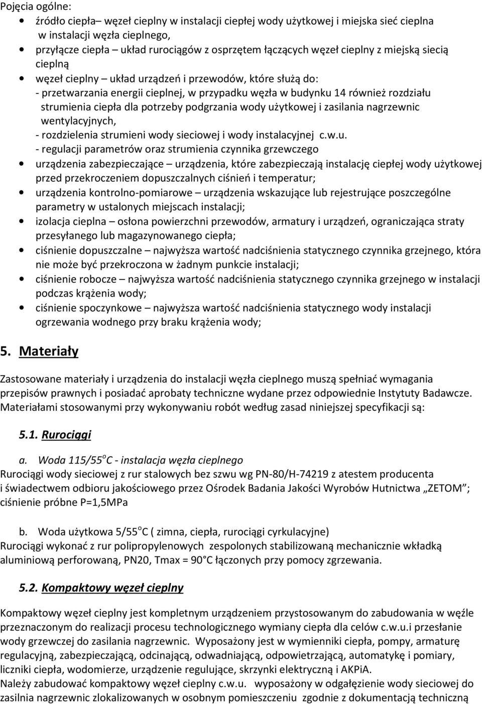 potrzeby podgrzania wody uż