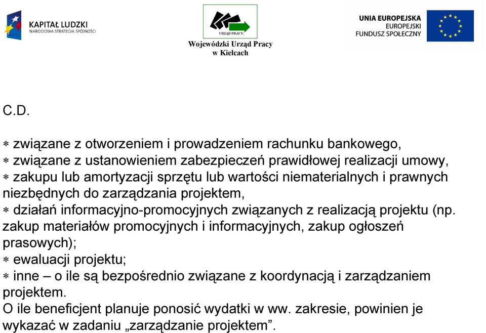 realizacją projektu (np.