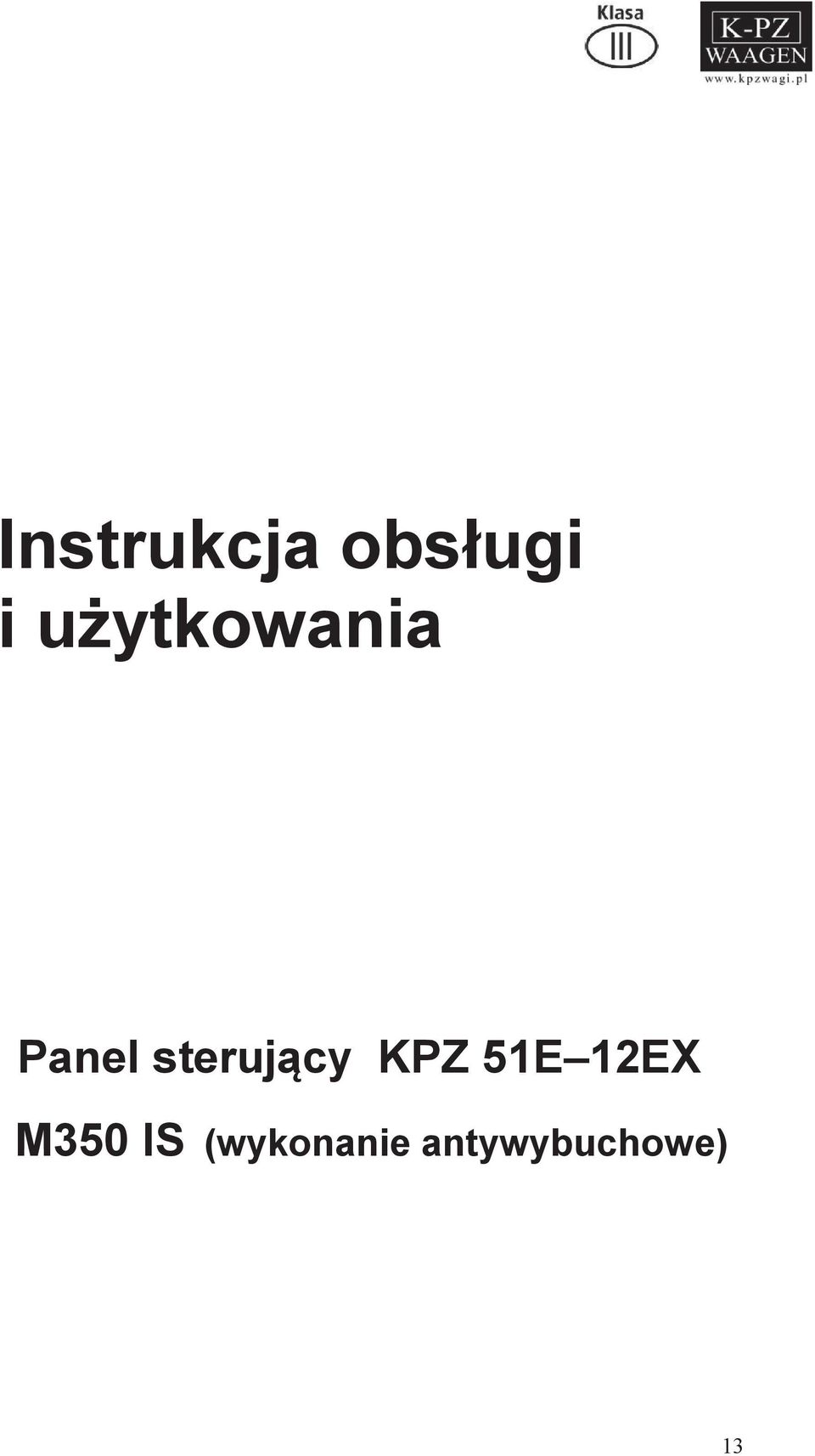 sterujący KPZ 51E 12EX