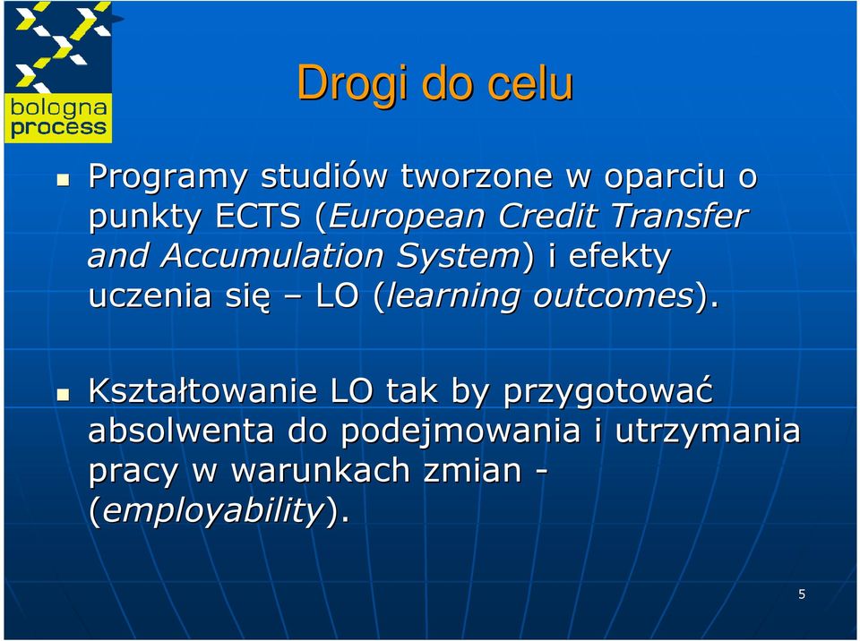 się LO (learning( outcomes).