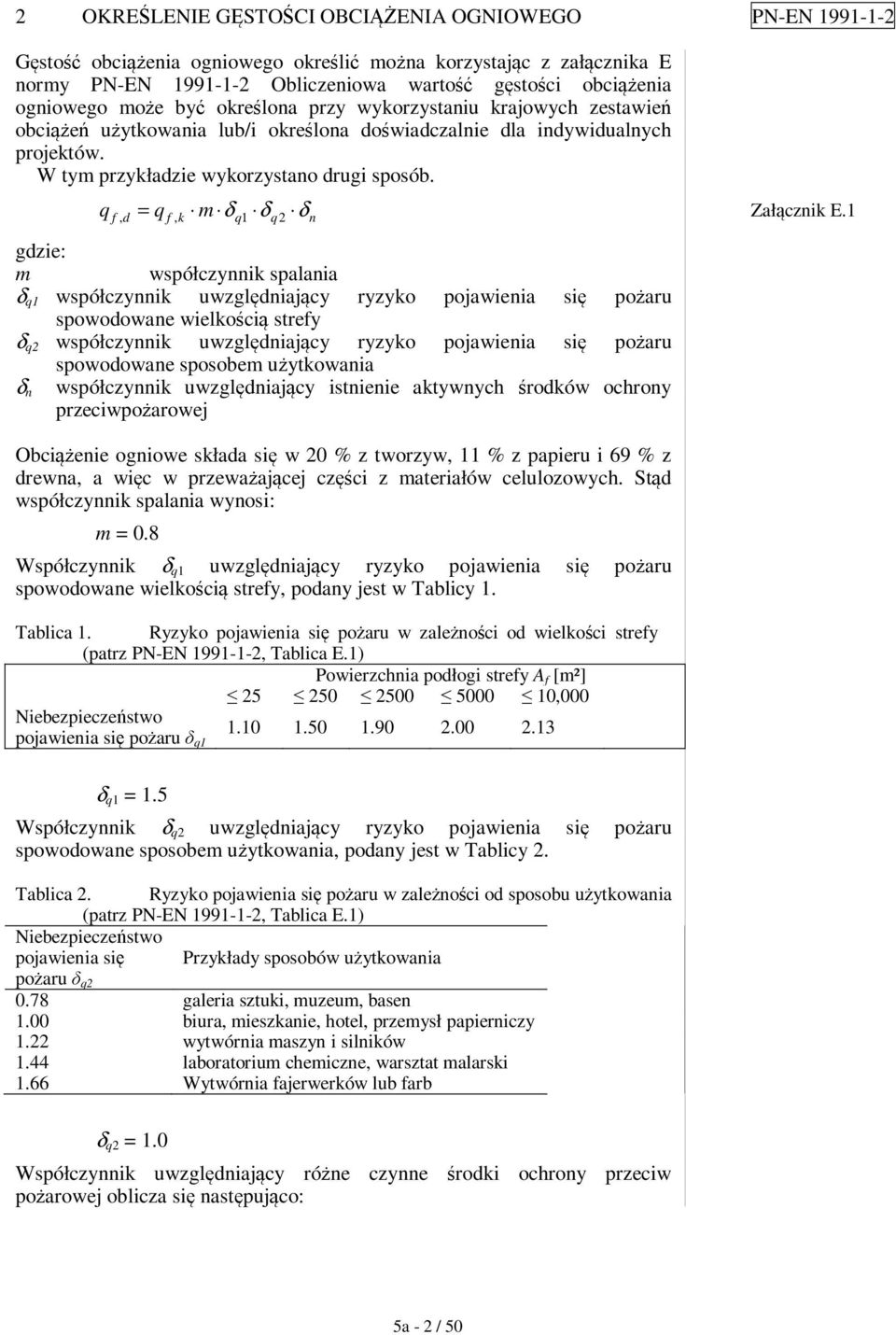 q = q m δ δ δ Załącznik E.