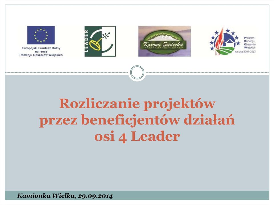 działań osi 4 Leader