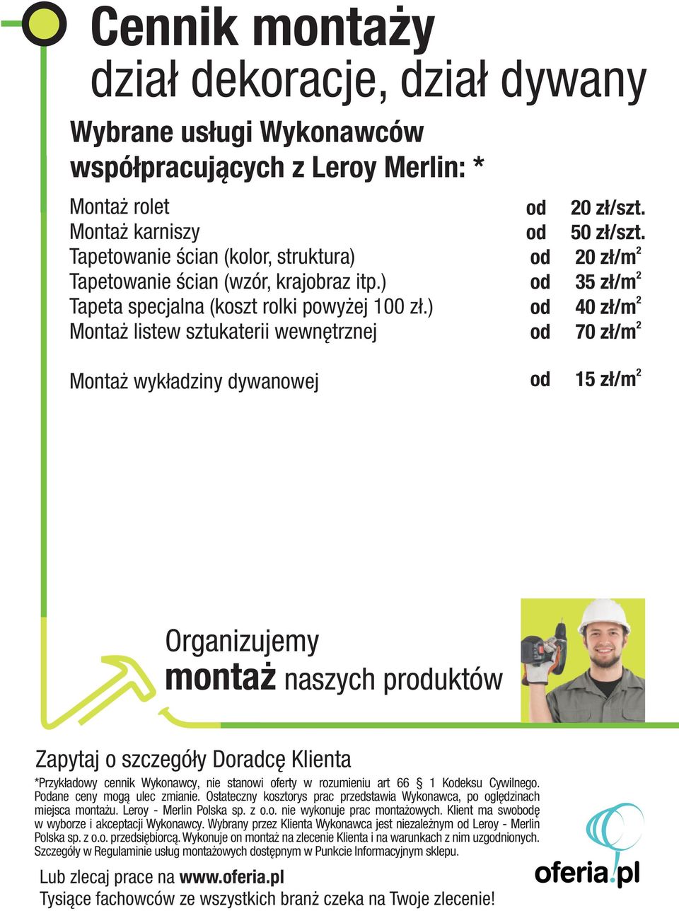0 z³/m 35 z³/m 40 z³/m 70 z³/m 15 z³/m *Przyk³adowy cennik Wykonawcy, nie stanowi oferty w rozumieniu art 66 1 Keksu Cywilnego. Pane ceny mog¹ ulec zmianie.