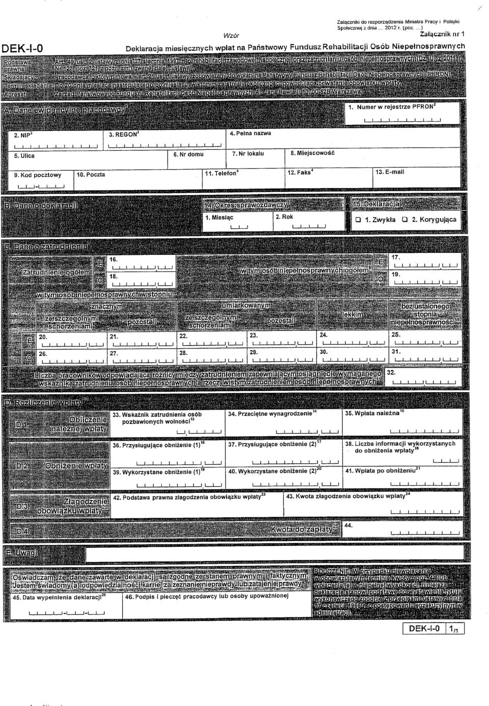 Liczba informacji wykorzystanych do obniżenia wpłaty1. I I I!