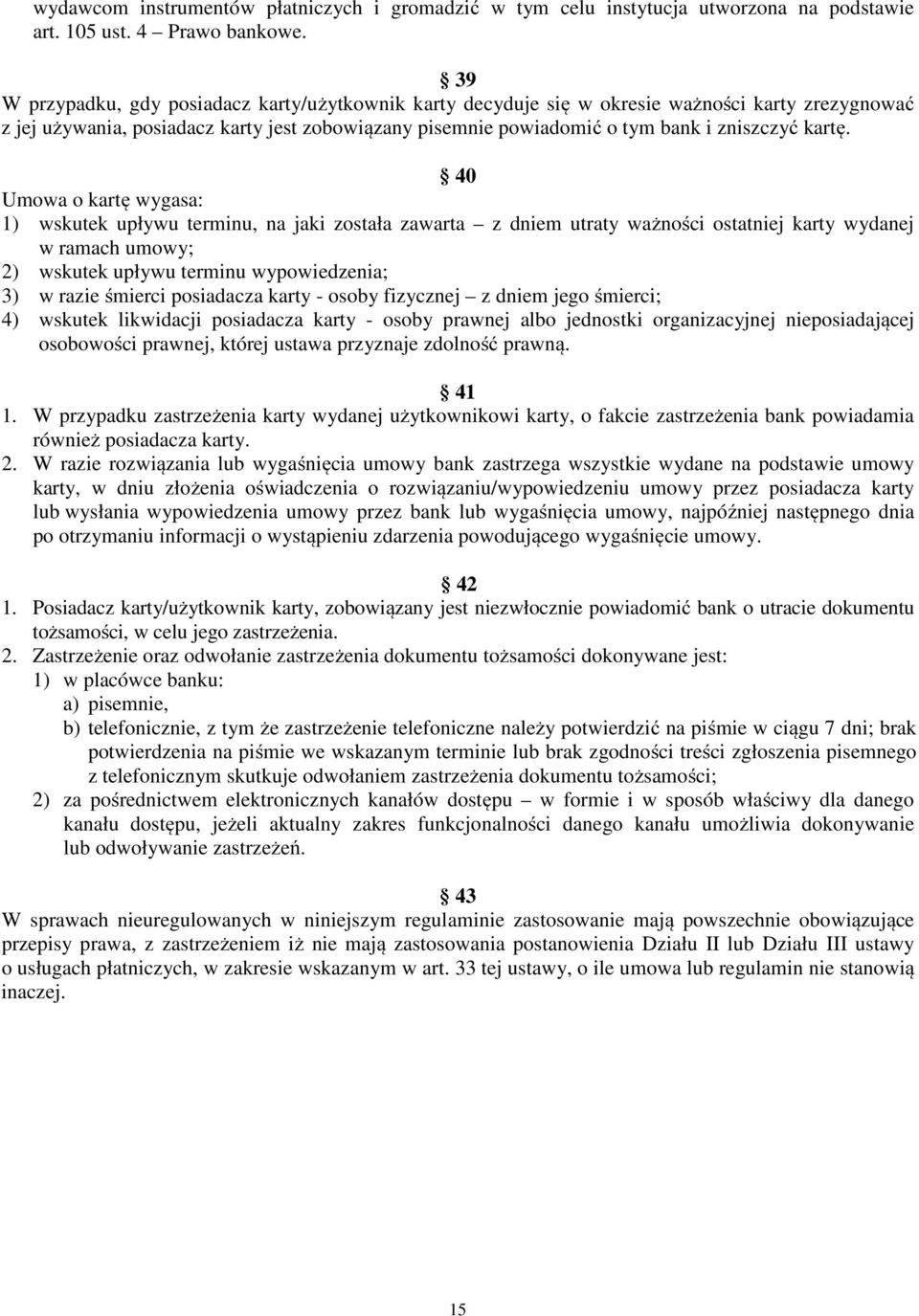 kartę.