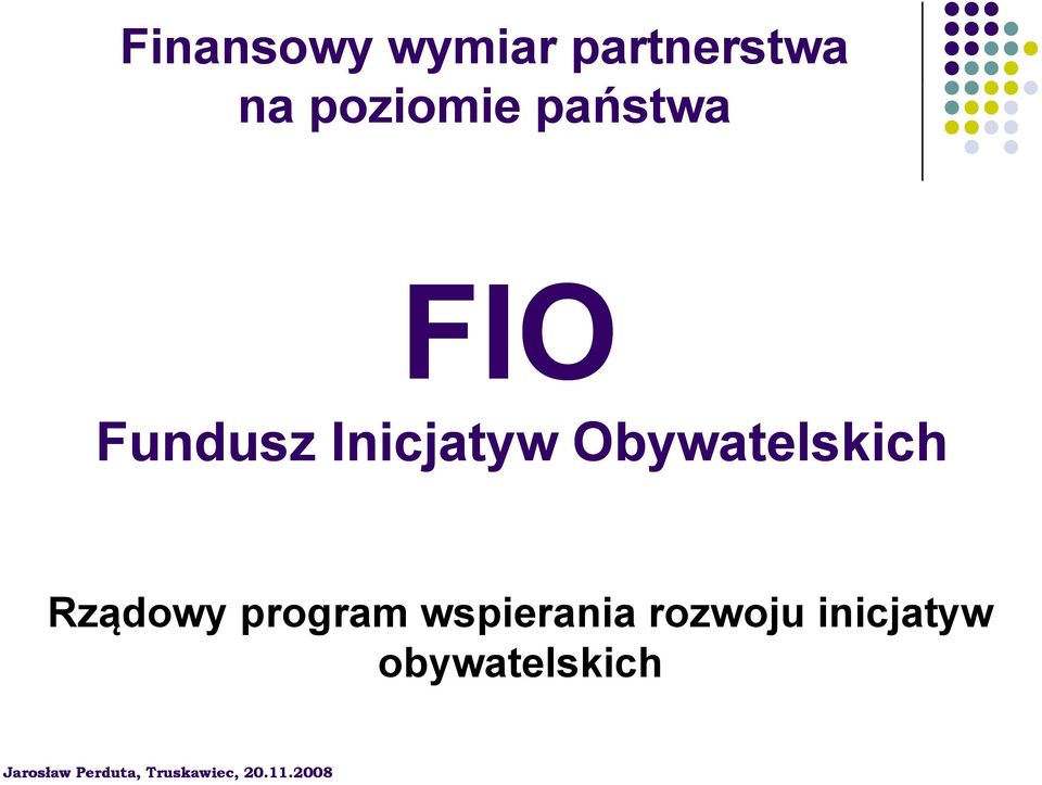 Inicjatyw Obywatelskich Rządowy