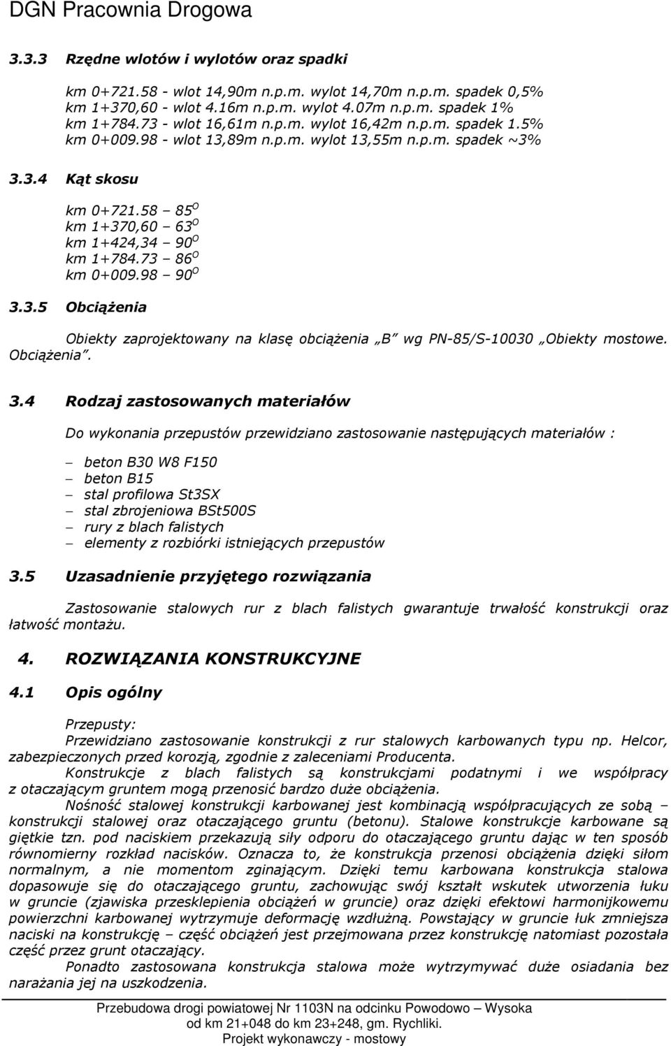 Obciążenia. 3.