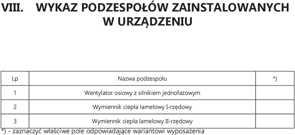 Wymiennik ciepła lamelowy I-rzędowy 3 Wymiennik ciepła lamelowy