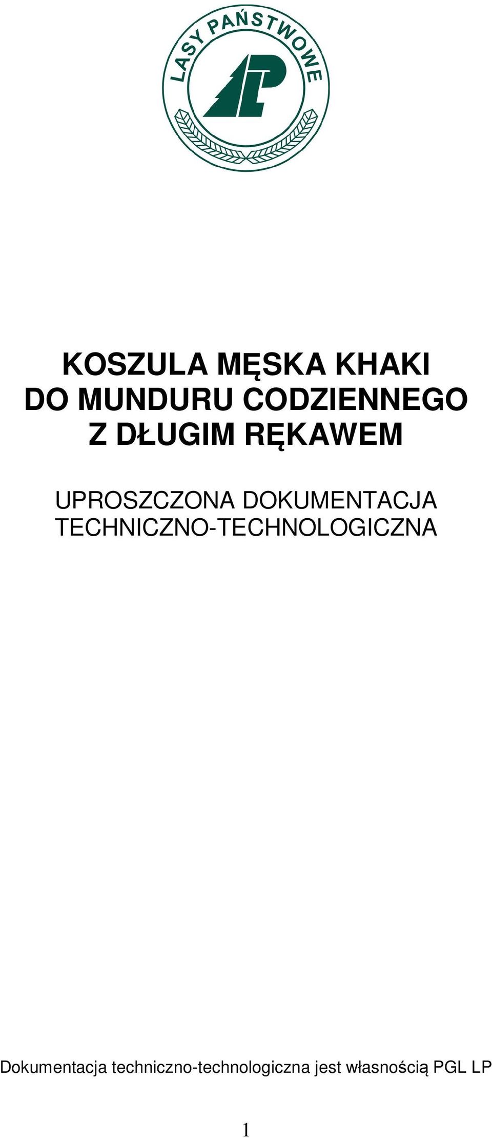 TECHNICZNO-TECHNOLOGICZNA Dokumentacja