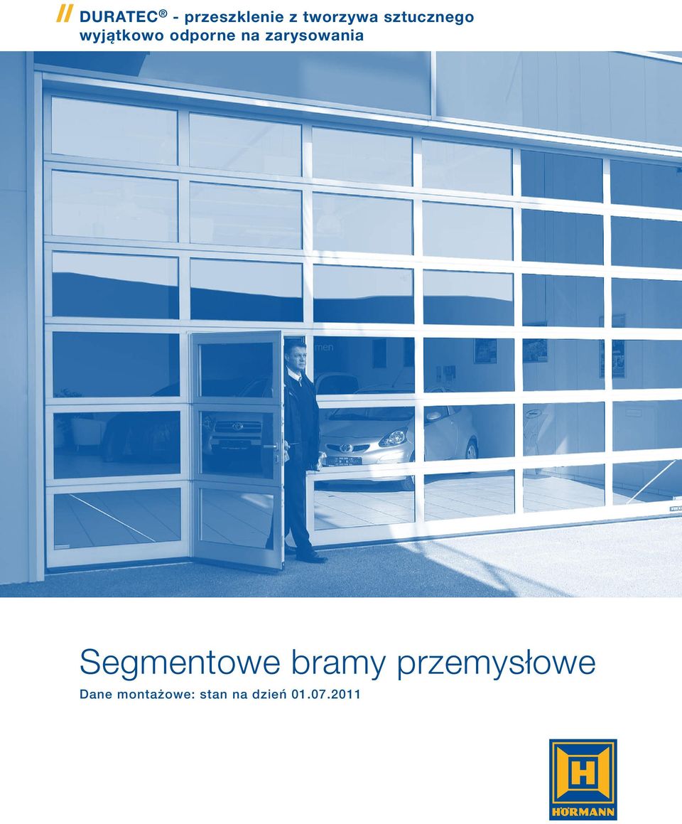 zarysowania Segmentowe bramy