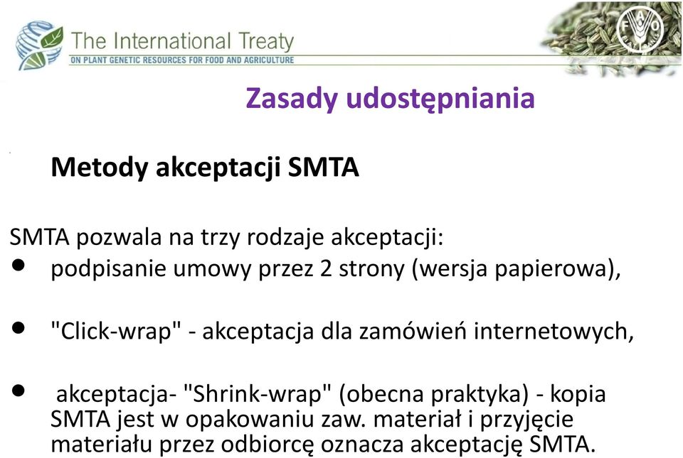 przez 2 strony (wersja papierowa), "Click-wrap" - akceptacja dla zamówień