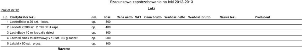 400 3 LactivBaby 10 ml krop.dla dzieci op.