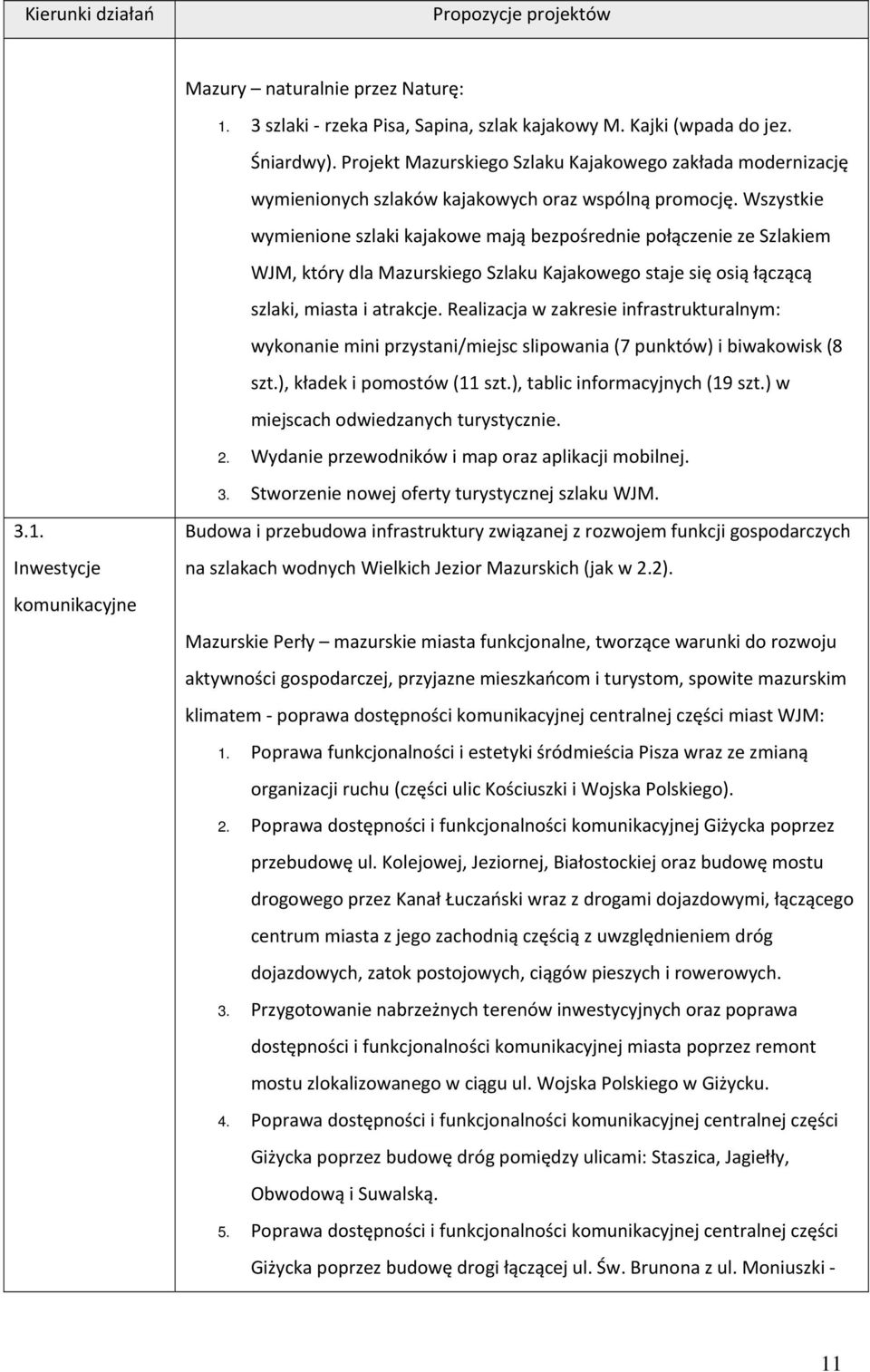Wszystkie wymienione szlaki kajakowe mają bezpośrednie połączenie ze Szlakiem WJM, który dla Mazurskiego Szlaku Kajakowego staje się osią łączącą szlaki, miasta i atrakcje.