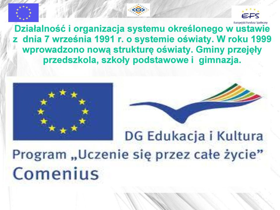 o systemie oświaty.