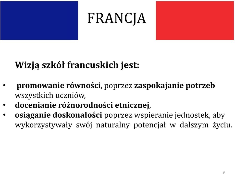 różnorodności etnicznej, osiąganie doskonałości poprzez