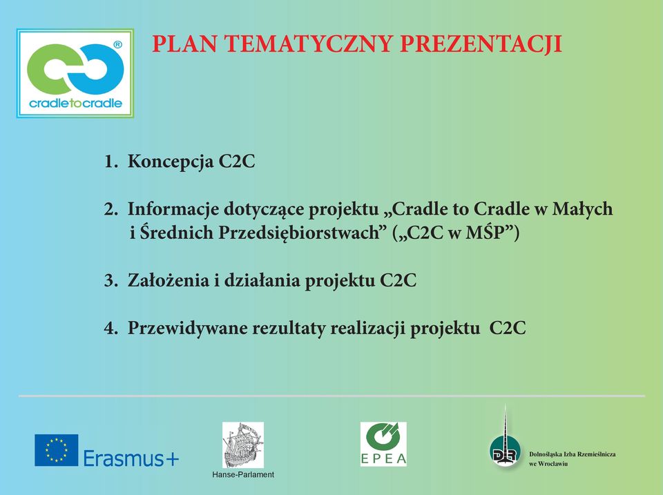 Średnich Przedsiębiorstwach ( C2C w MŚP ) 3.
