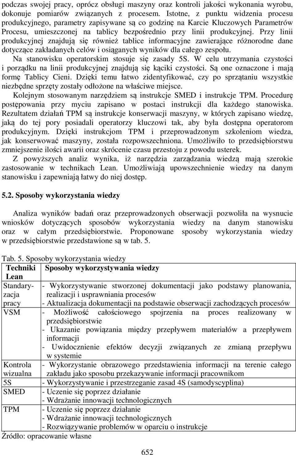 Przy linii produkcyjnej znajdują się również tablice informacyjne zawierające różnorodne dane dotyczące zakładanych celów i osiąganych wyników dla całego zespołu.