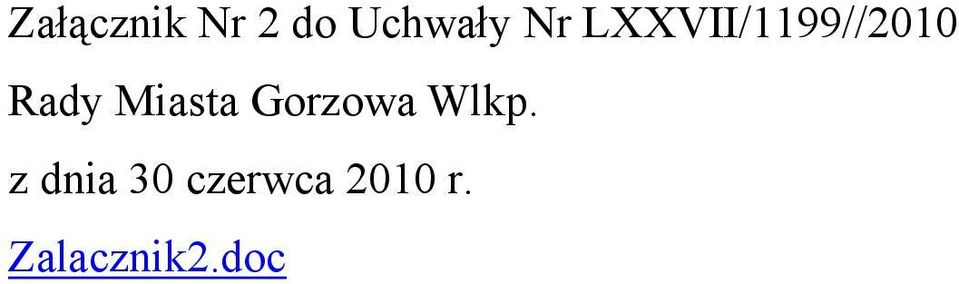 Miasta Gorzowa Wlkp.