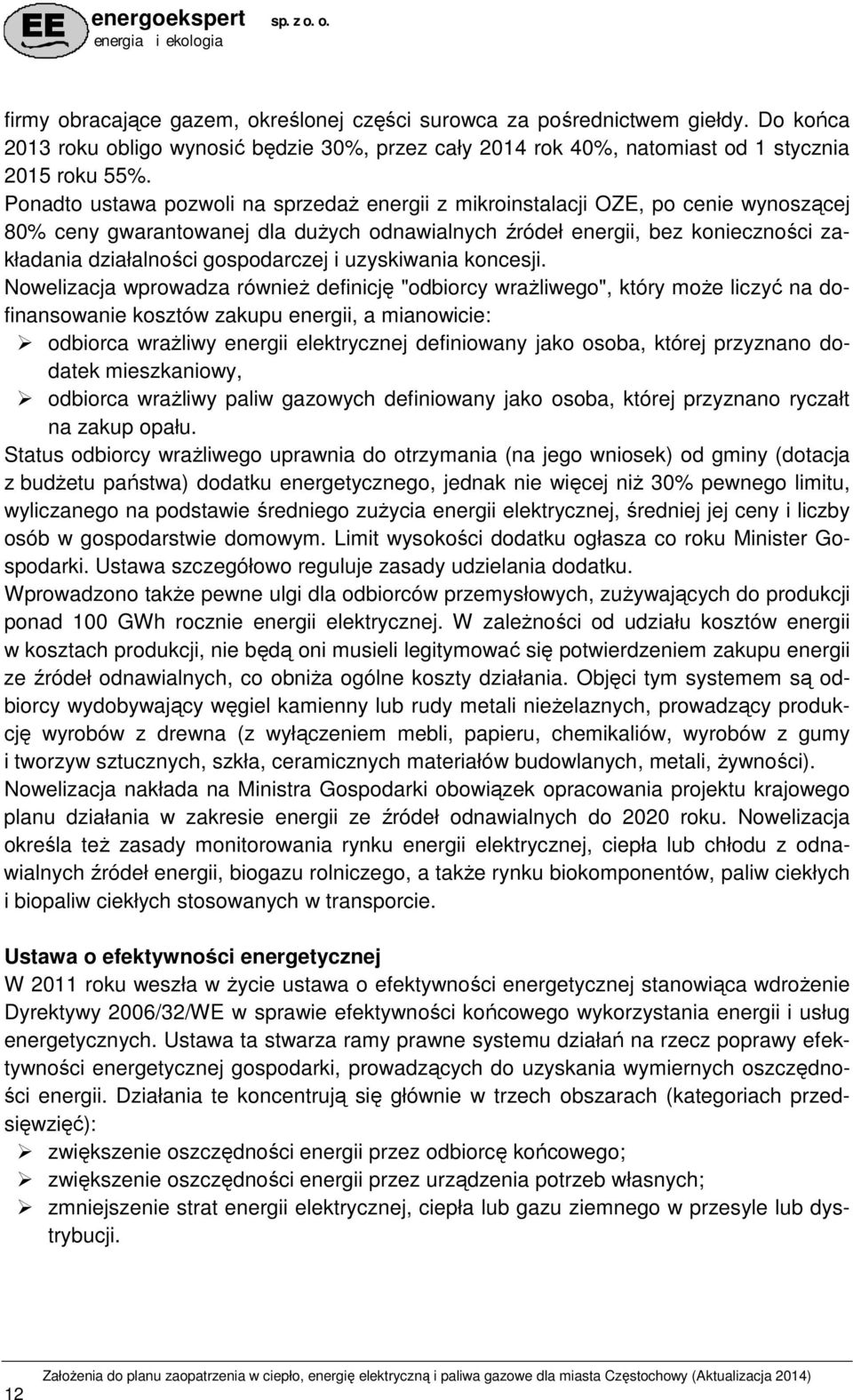gospodarczej i uzyskiwania koncesji.