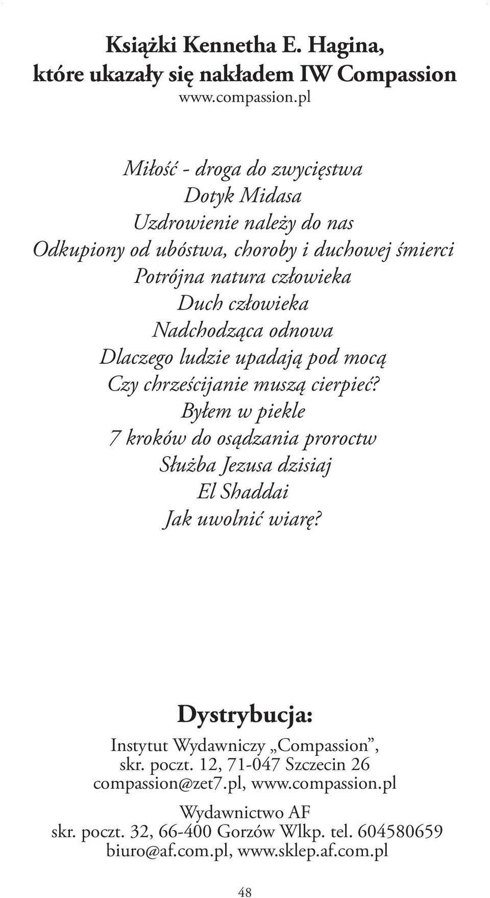 Nadchodząca odnowa Dlaczego ludzie upadają pod mocą Czy chrześcijanie muszą cierpieć?