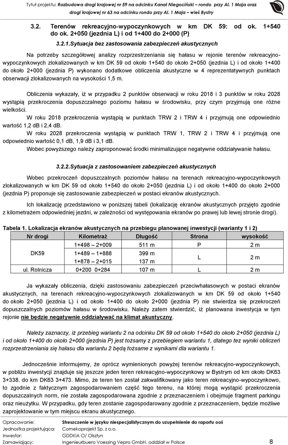 400 do 2+000 (P) 3.2.1.