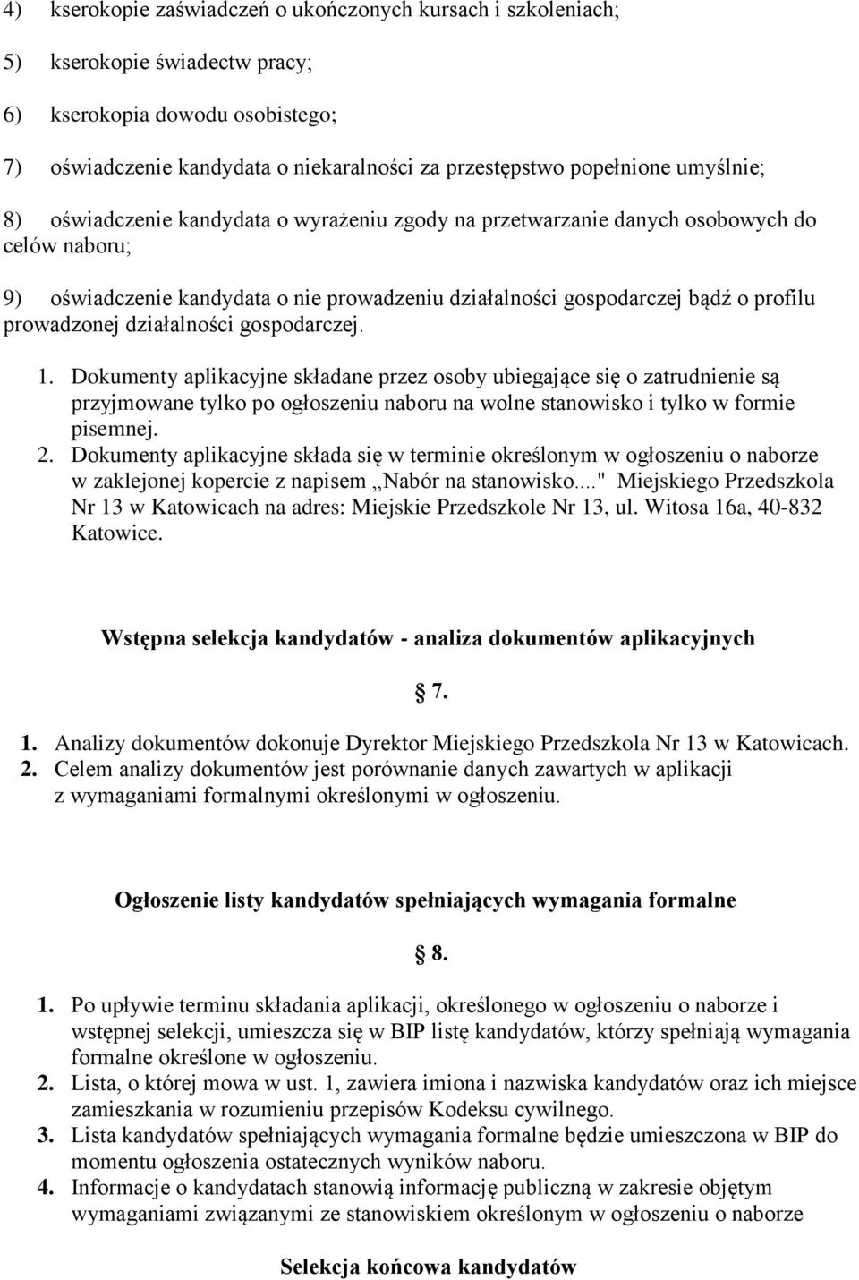 prowadzonej działalności gospodarczej. 1.