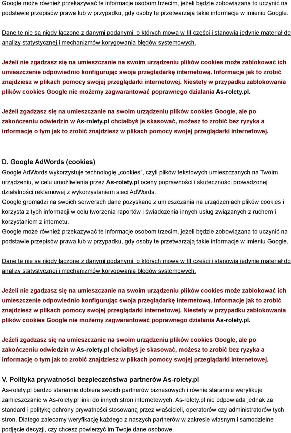 Jeżeli nie zgadzasz się na umieszczanie na swoim urządzeniu plików cookies może zablokować ich umieszczenie odpowiednio konfigurując swoja przeglądarkę internetową.